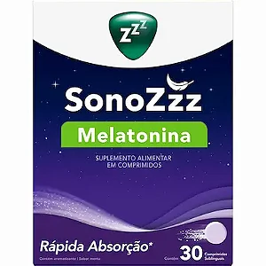 SonoZzz Melatonina 30 comprimidos Sabor Menta