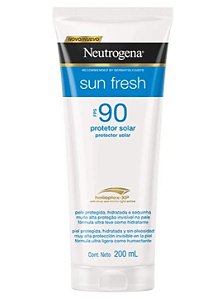 Protetor Solar Nutrogena Sun Fresh FPS90 200ml
