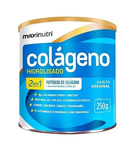 Colágeno Hidrolisado Sabor Original Maxinutri 250g