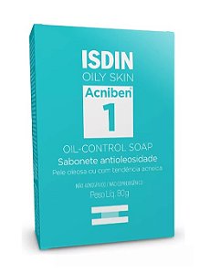 Isdin Acniben 1 Oily Skin Sabonete Antioleosidade 80g