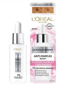 Sérum Facial Glycolic-Bright Anti-Marcas L'oreal 30ml