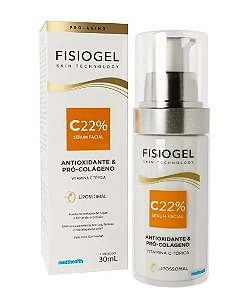 Sérum Facial Fisiogel C22% Antioxidante Pró Colágeno 30ml