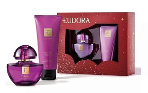 Eudora Kit Roxo Eau de Parfum e Desodorante Corporal Indulgent
