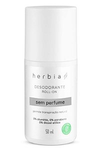 Herbia Desodorante Sem Perfume Roll-On 50ml