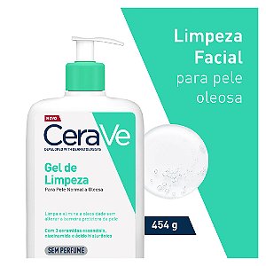 CeraVe Gel de Limpeza - Foaming Facial Cleanser - 454g
