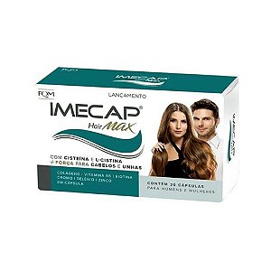 Imecap Hair Max - Tratamento Cabelo e Unhas - 30 caps