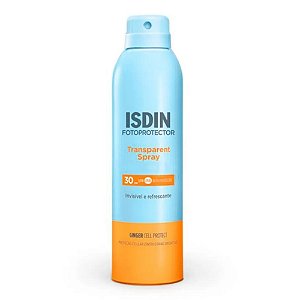 Protetor Solar Corporal Isdin Fotoprotector Transparent Spray Wet Skin FPS30 250ml