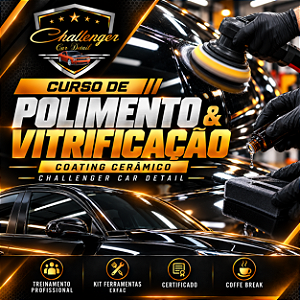 Curso de Polimento & Vitrificação (Coating Cerâmico)