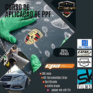 Curso Presencial de Aplicação de PPF – Challenger Car Detail