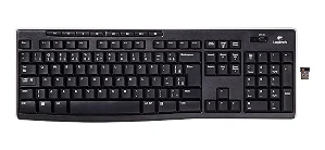 Teclado S/ Fio Full-size Wireless Keyboard K270 - Logitech