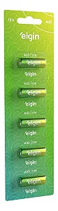Pilhas Alcalina A27, 12V Blister C/ 05 und - Elgin