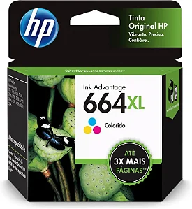 Cartucho Hp 664 XL Colorido Original - HP