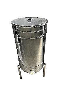 Decantador 100kg inox 304 com base