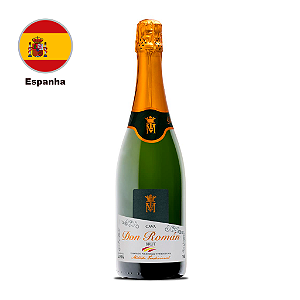 Espumante Cava Don Román - Branco Brut - Macabeo, Xarello e Parellada - D.O.