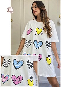 Pijama camisetão Off White