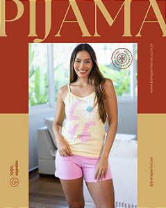 Pijama Alça Margarida