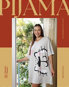 Pijama Camisetão cat