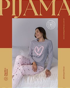 Pijama longo Mescla