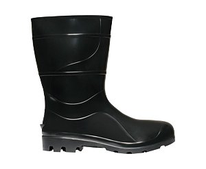 Bota de PVC Work Cano longo Preta 28 cm Ca 37154