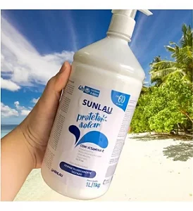 Protetor bloqueador solar Sunlau FPS60 1L 4hr duração