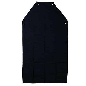 Avental PVC Forrado Preto Soft C/Ilhós Vinilseg 100cm x 60cm