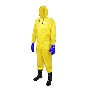 Macacão impermeável 7001 Nylon Tamanho GG Amarelo CA 43617