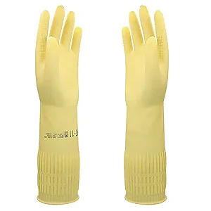 Luva de Látex Ranhurada Super Safety Tam 7 42CM CA 37158