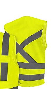 COLETE REFLETIVO KALIPSO SEM BOLSO AMARELO