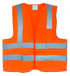 COLETE REFLETIVO PLASTCOR C/ 1 BOLSO CLASSE 2 TAM XXG