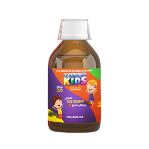 Suplemento Multivitaminas KIDS 250ml Sabor Morango