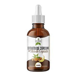 Extrato 100% Puro Cúrcuma com Óleo de Copaíba 30ml Itaervas