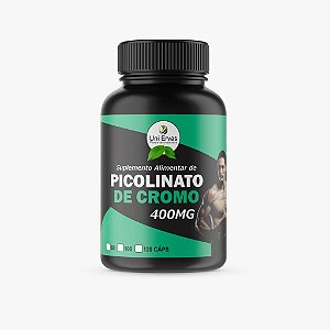 Picolinato de Cromo 400mg 100 Cápsulas