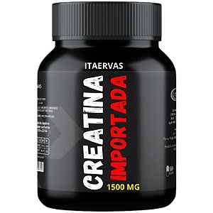 Creatina Importada 1500mg 60 Cápsulas Itaervas