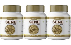 3x Sene Natural 500mg 120 Cápsulas Itaervas