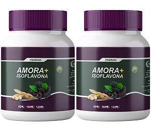 2x Amora com Isoflavona 500mg 100 Cápsulas Itaervas