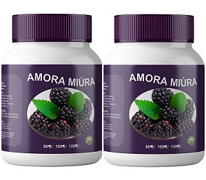 2x Amora Miúra 500mg 120 Cápsulas Itaervas