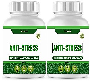 2x Natural Anti Stress 650mg 100 Cápsulas Itaervas