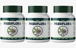 3x Passiflora 650mg Itaervas 100 Cápsulas
