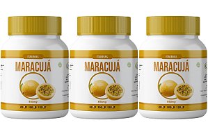 3x Maracujá Passiflora 100 Cápsulas 650mg Calmante Natural Itaervas