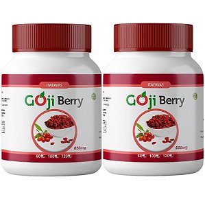 2x Farinha Seca com Goji Berry 500mg 120 Cápsulas Itaervas