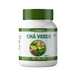 Chá Verde Seca Barriga 500mg 120 Cápsulas Itaervas