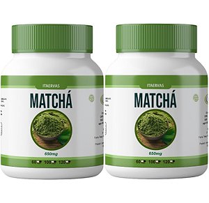 2x Seca Barriga Matchá 500mg 120 Cápsulas Itaervas