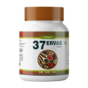 37 Ervas 500mg 120 Cápsulas Itaervas