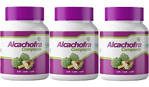 3x Alcachofra Composta 500mg 120 Cápsulas Itaervas