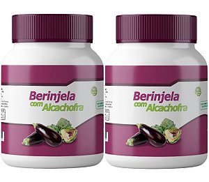 2x Farinha de Berinjela com Alcachofra 500mg 120 Cápsulas Itaervas