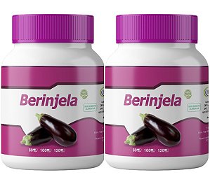 2x Farinha de Berinjela 500mg 120 Cápsulas Itaervas