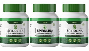 2x Spirulina 650mg 100 Cápsulas Original Itaervas