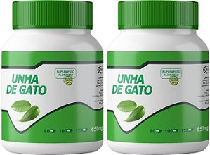 2x Unha de Gato 650mg 100 Cápsulas Itaervas
