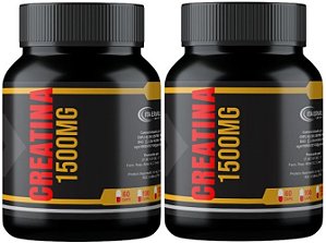 2x Creatina 100% Pura 1500mg 120 Cápsulas Itaervas