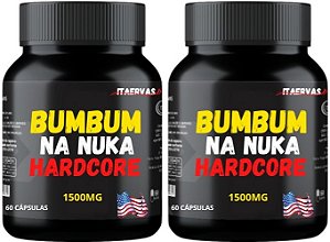 2x Bumbum Na Nuca Hardcore 1500mg Massa Muscular Hipertrofia